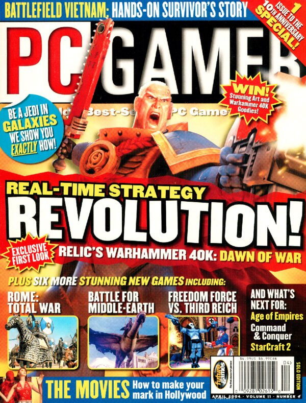 PC Gamer US   Issue 122 (April 2004) cover